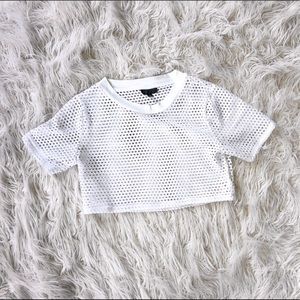 Mesh Crop Top